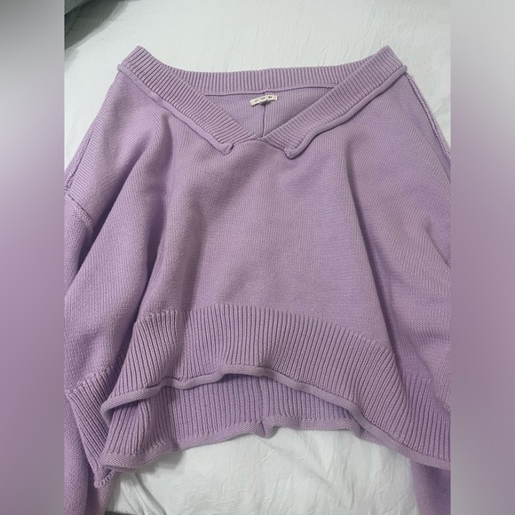 POL chunky purple sweater - Picture 1 of 3